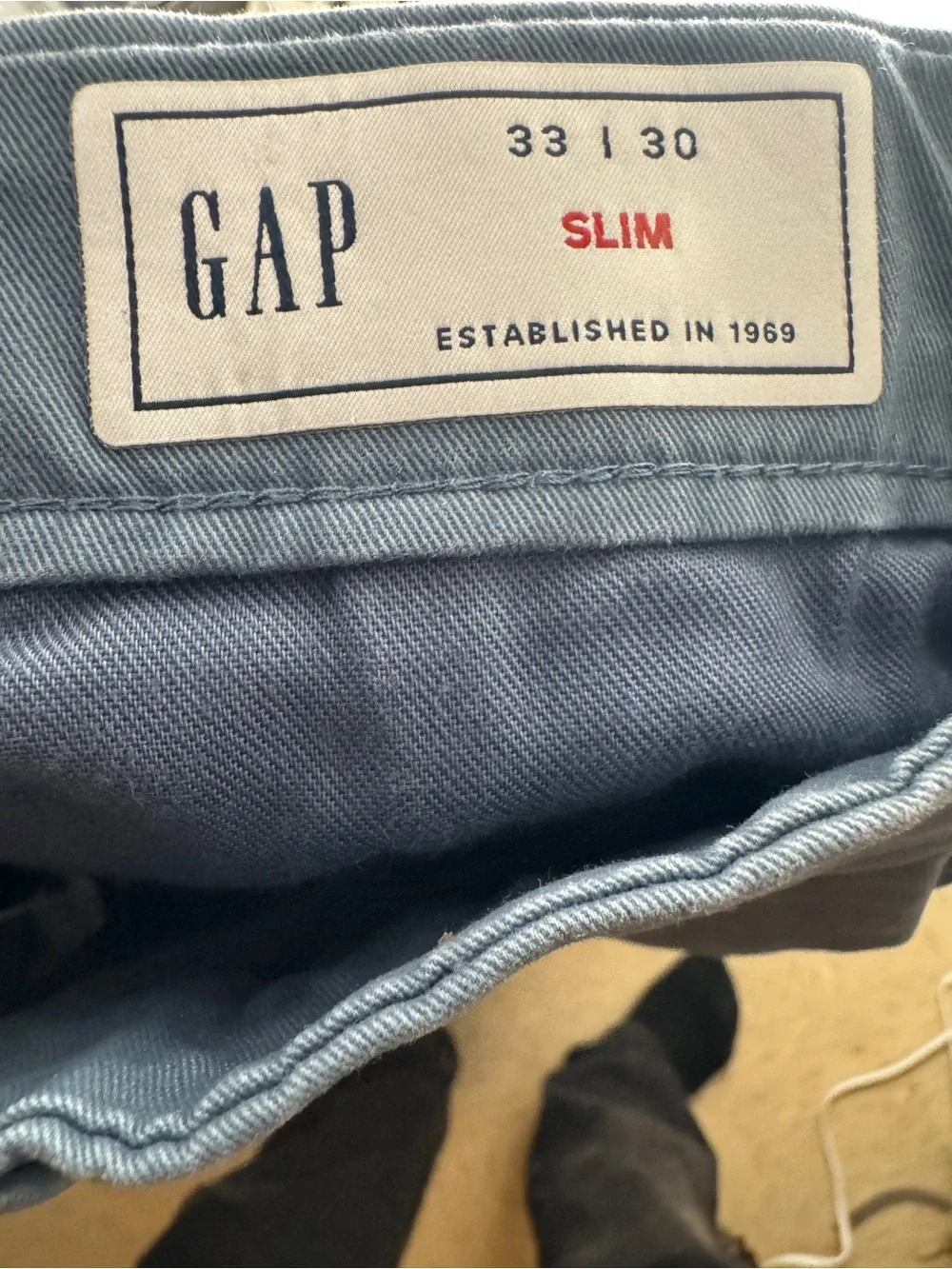 GAP Slate Blue Men's Chino Pants